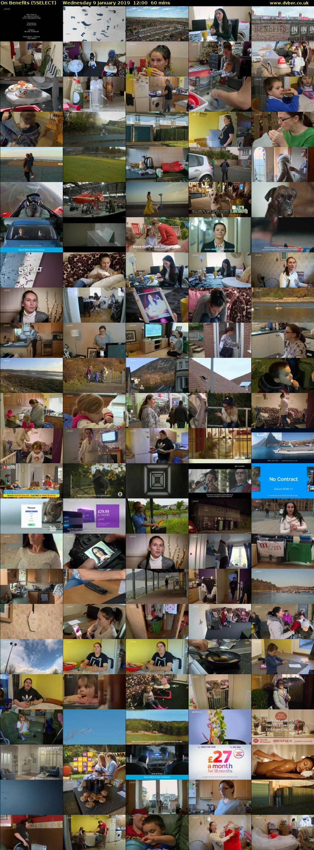 On Benefits (5SELECT) Wednesday 9 January 2019 12:00 - 13:00