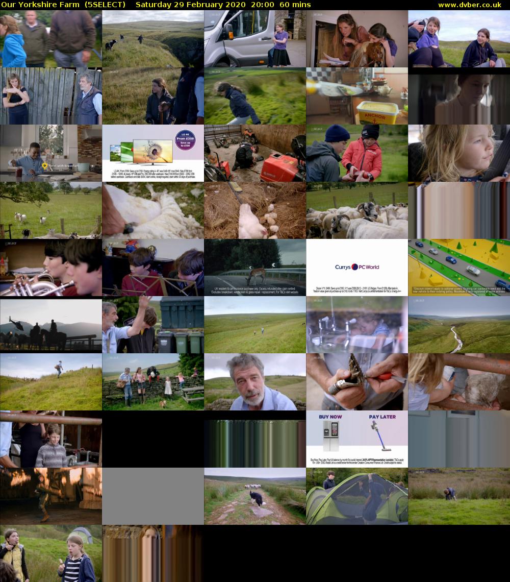 Our Yorkshire Farm  (5SELECT) Saturday 29 February 2020 20:00 - 21:00