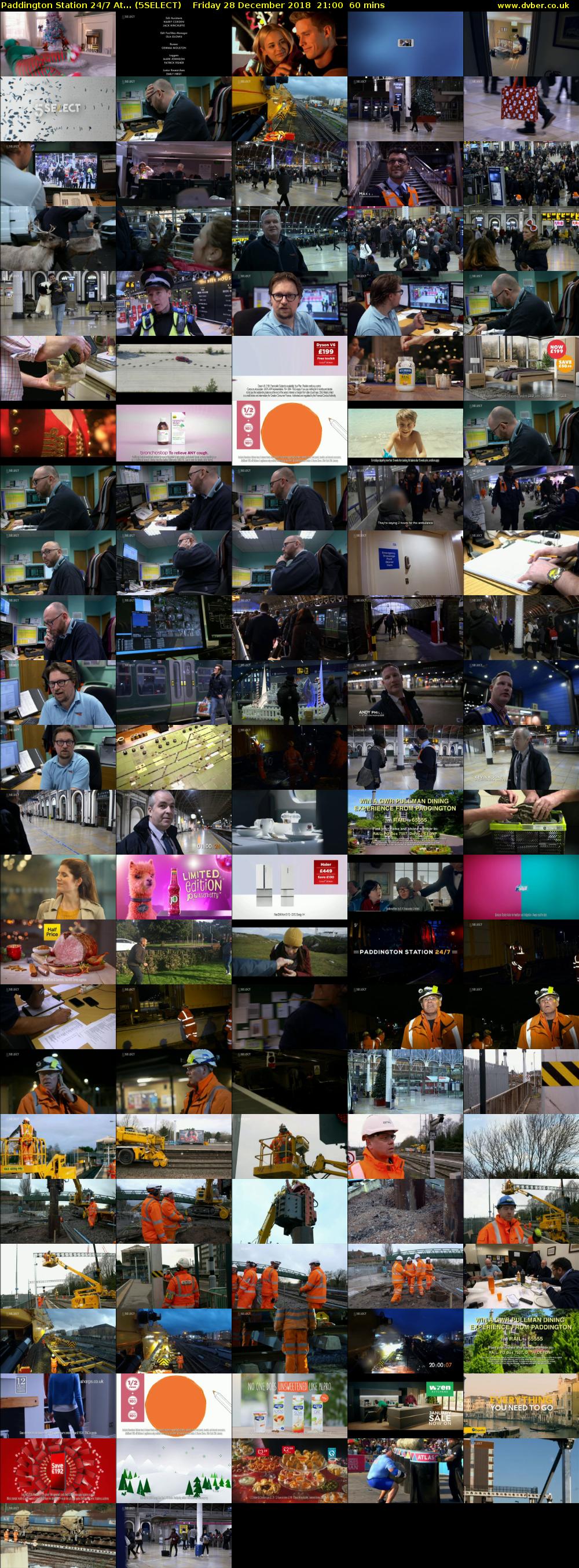 Paddington Station 24/7 At... (5SELECT) Friday 28 December 2018 21:00 - 22:00