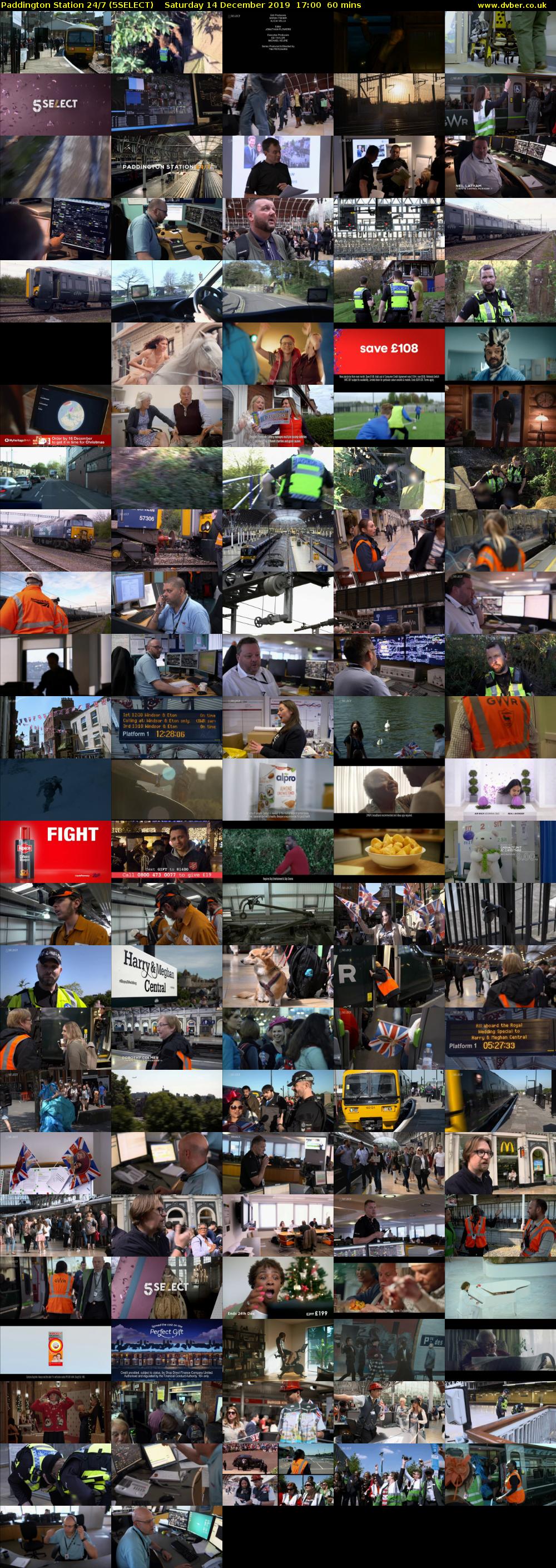 Paddington Station 24/7 (5SELECT) Saturday 14 December 2019 17:00 - 18:00