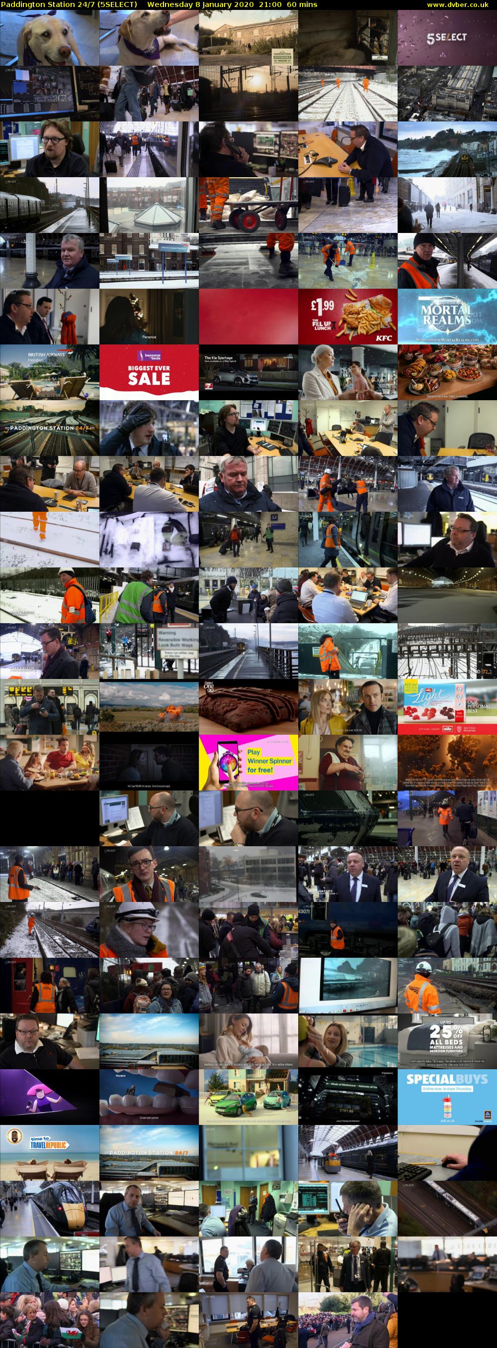 Paddington Station 24/7 (5SELECT) Wednesday 8 January 2020 21:00 - 22:00