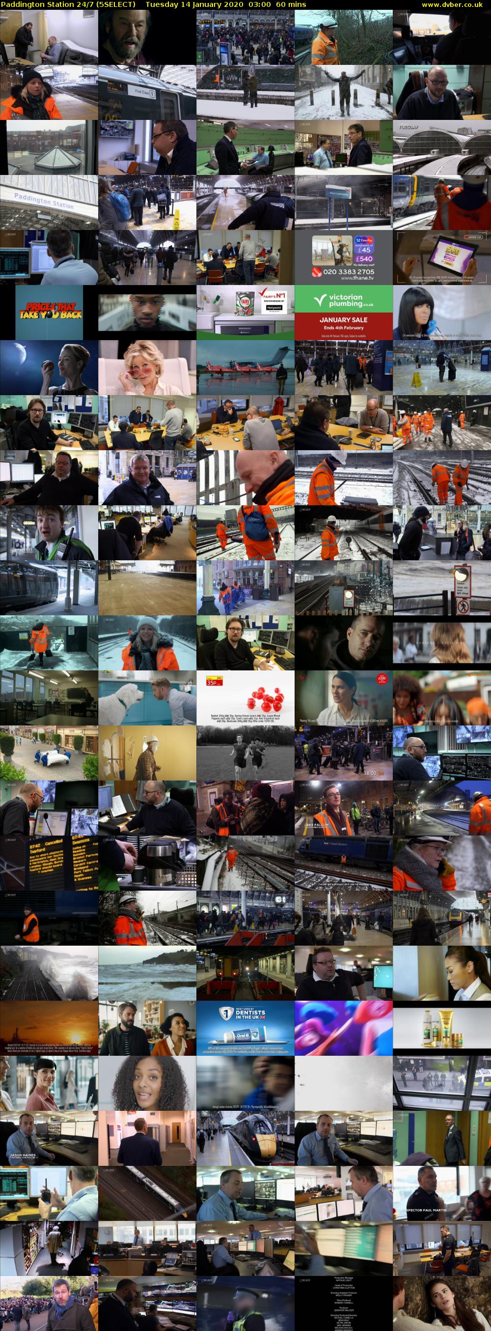 Paddington Station 24/7 (5SELECT) Tuesday 14 January 2020 03:00 - 04:00