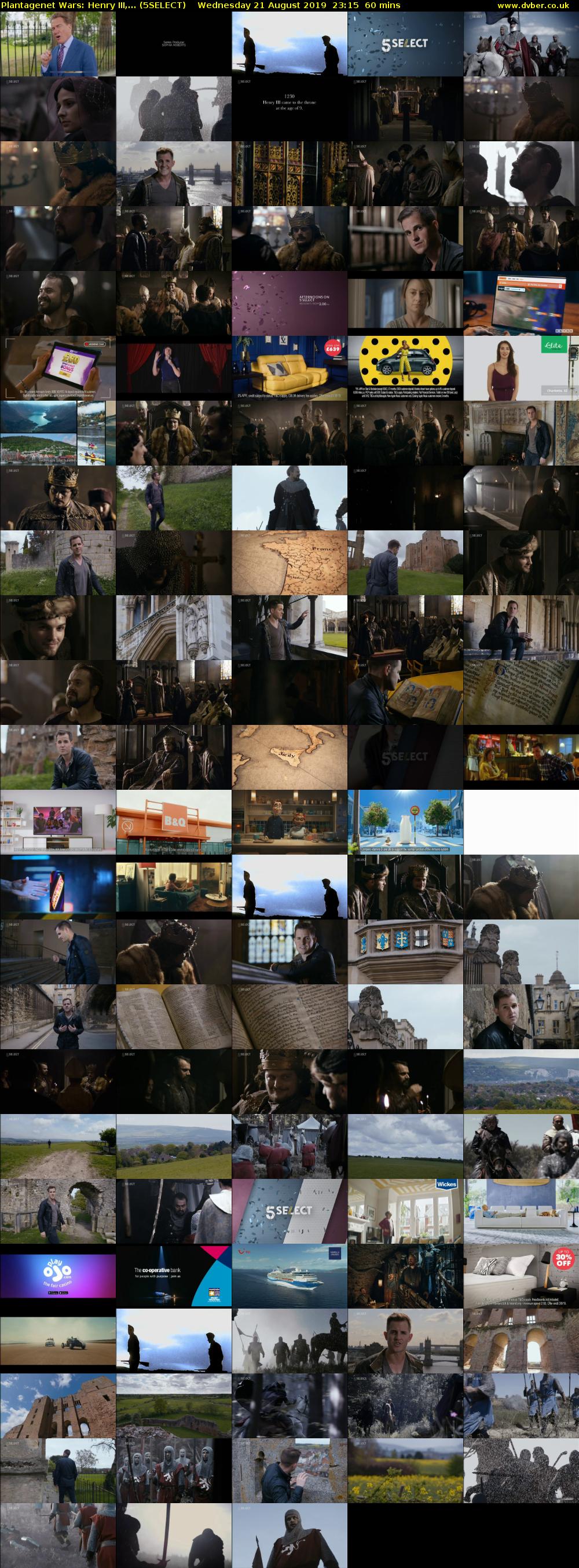 Plantagenet Wars: Henry III,... (5SELECT) Wednesday 21 August 2019 23:15 - 00:15