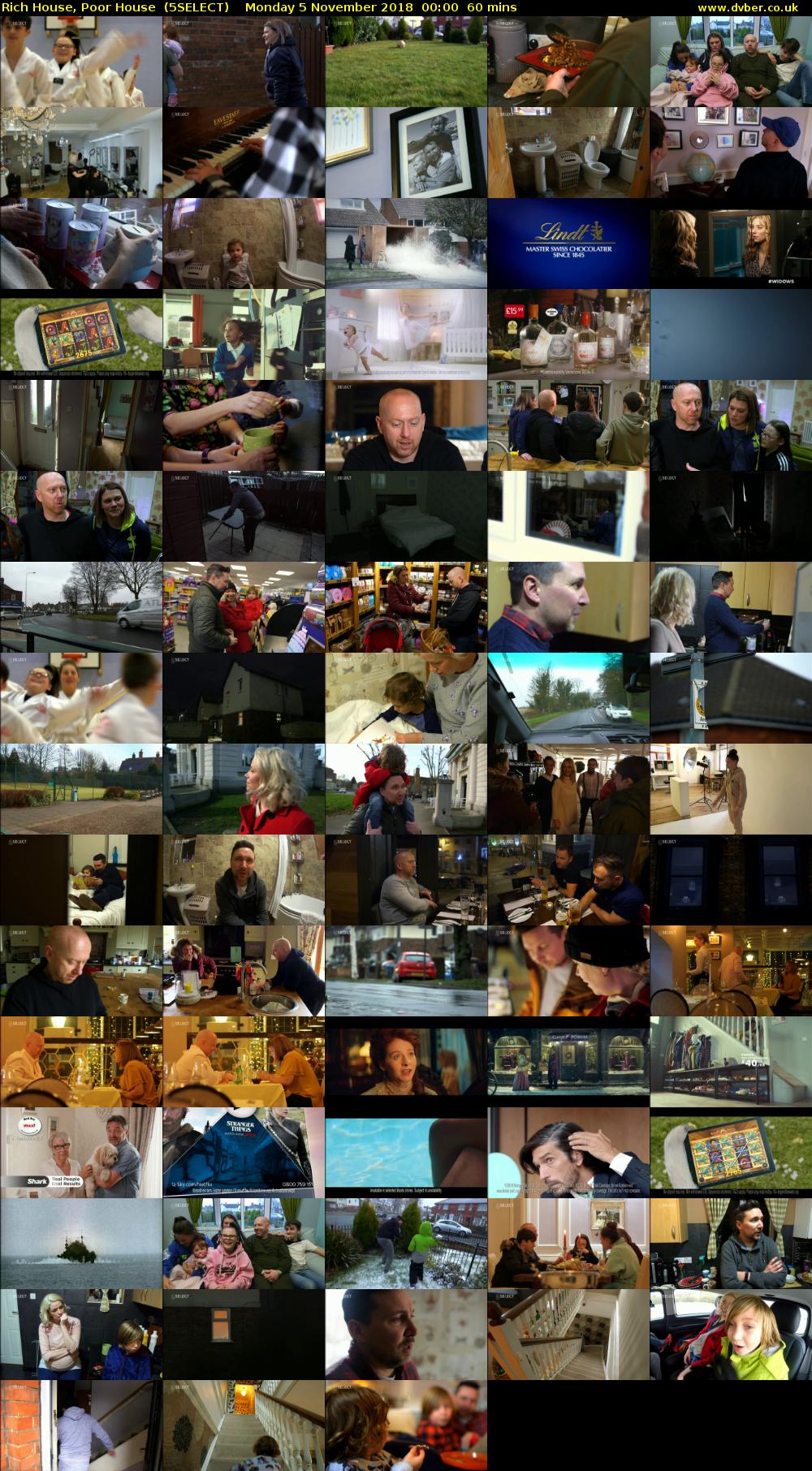 Rich House, Poor House  (5SELECT) Monday 5 November 2018 00:00 - 01:00