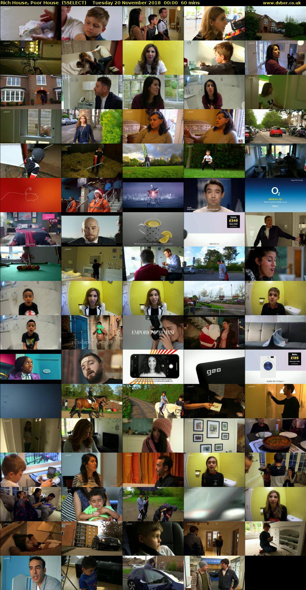 Rich House, Poor House  (5SELECT) Tuesday 20 November 2018 00:00 - 01:00