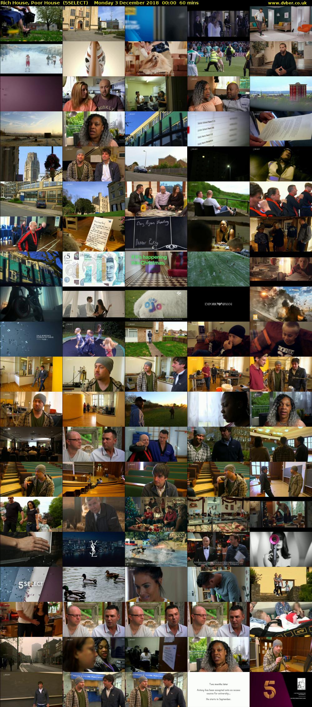 Rich House, Poor House  (5SELECT) Monday 3 December 2018 00:00 - 01:00