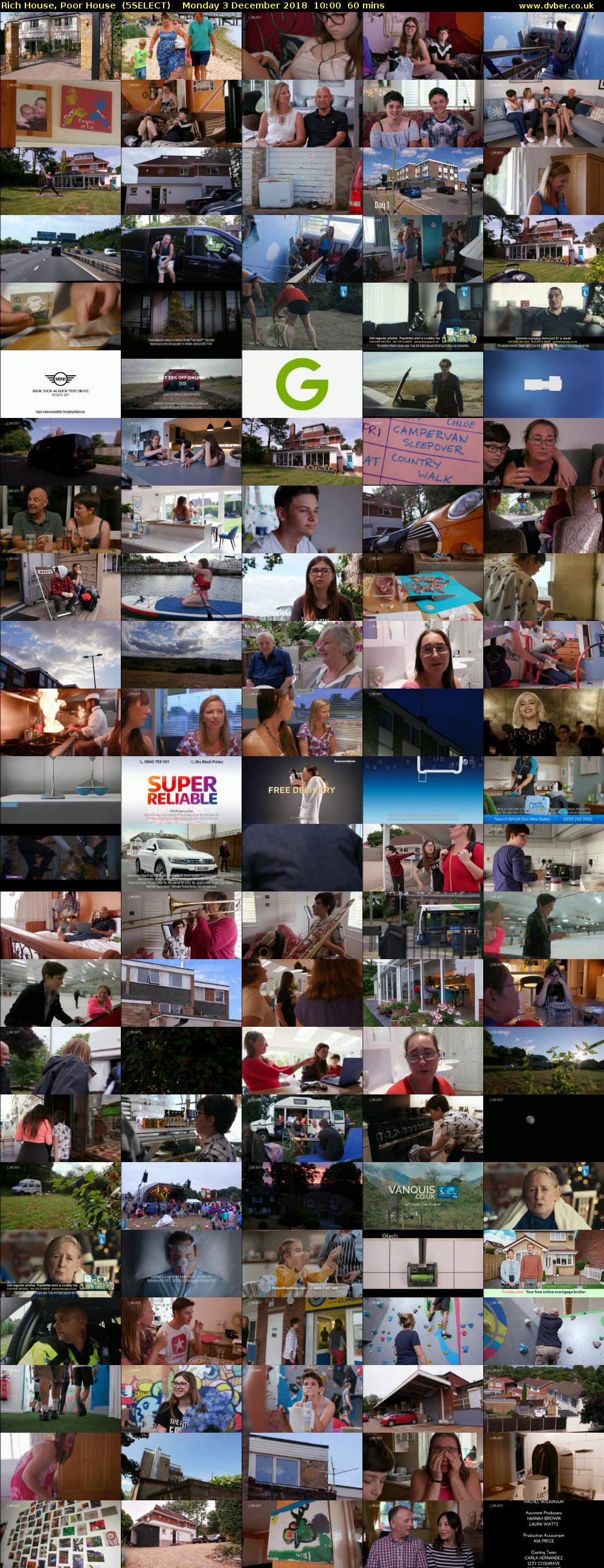 Rich House, Poor House  (5SELECT) Monday 3 December 2018 10:00 - 11:00