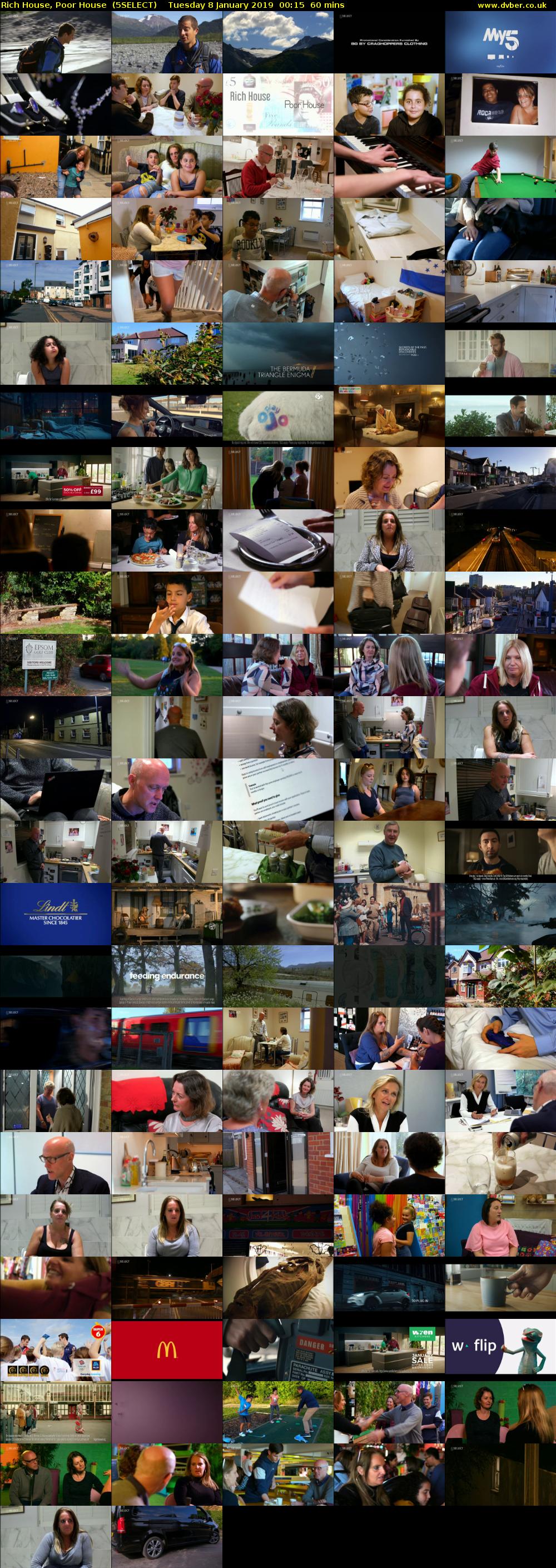 Rich House, Poor House  (5SELECT) Tuesday 8 January 2019 00:15 - 01:15