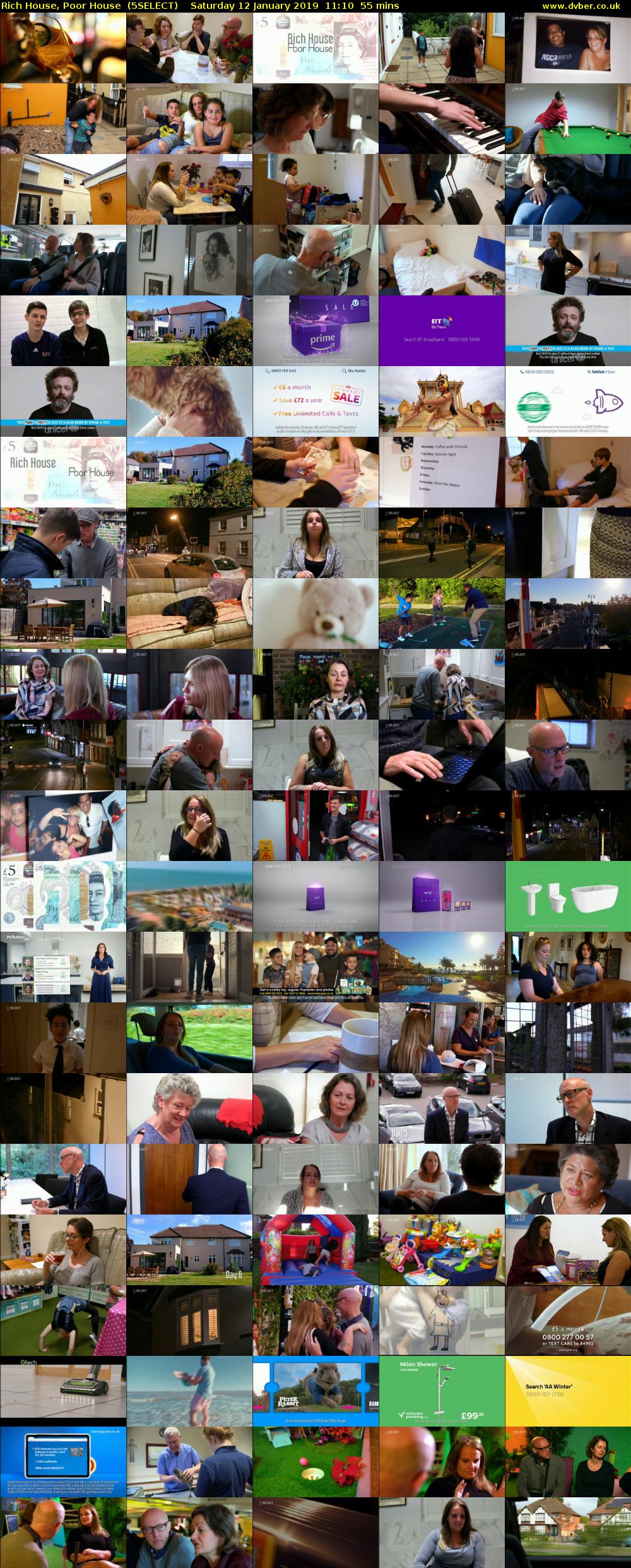 Rich House, Poor House  (5SELECT) Saturday 12 January 2019 11:10 - 12:05