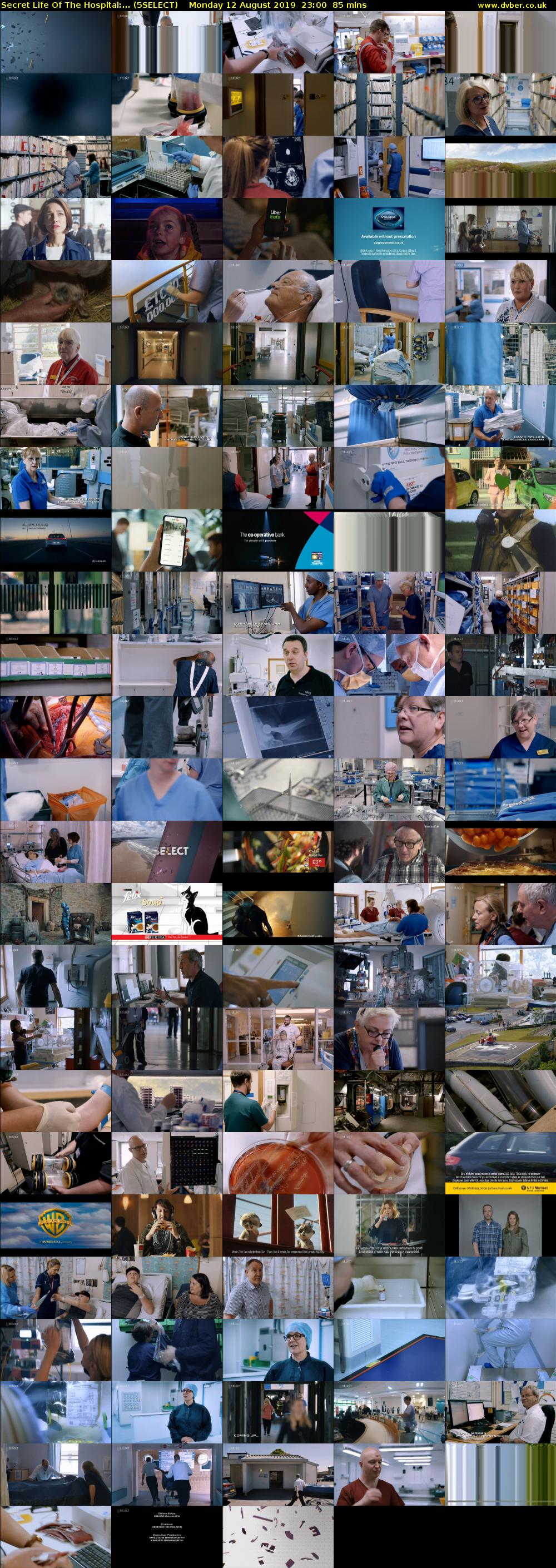 Secret Life Of The Hospital:... (5SELECT) Monday 12 August 2019 23:00 - 00:25