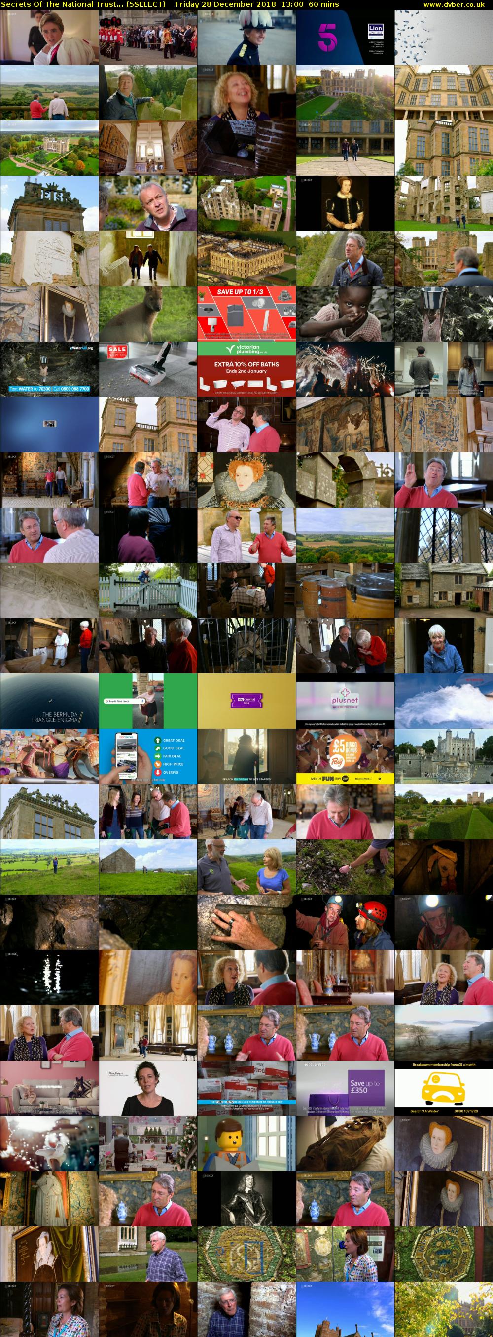 Secrets Of The National Trust... (5SELECT) Friday 28 December 2018 13:00 - 14:00