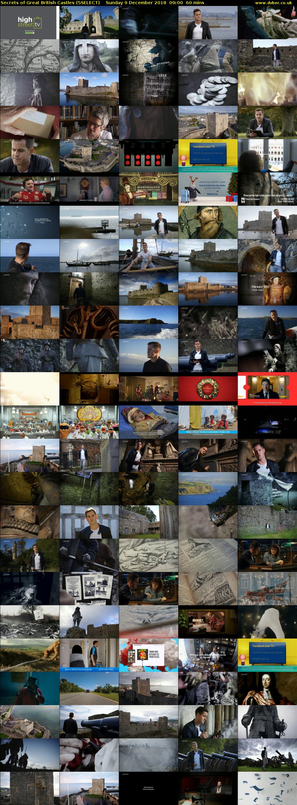 Secrets of Great British Castles (5SELECT) Sunday 9 December 2018 09:00 - 10:00