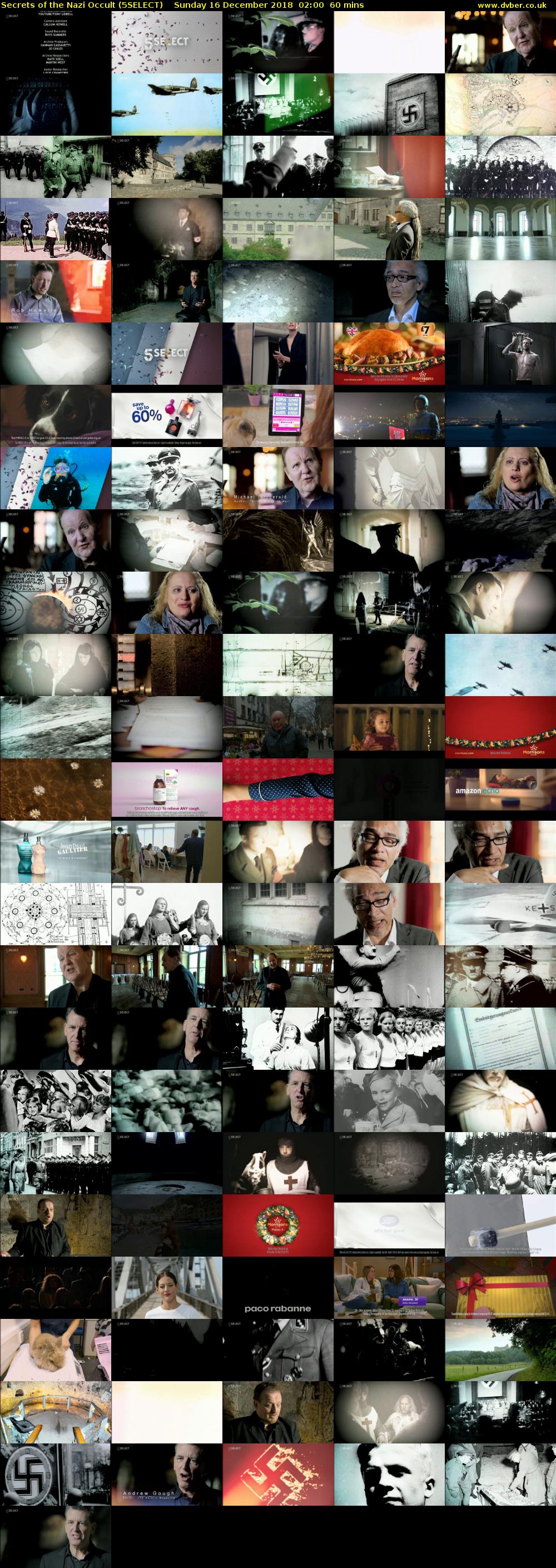 Secrets of the Nazi Occult (5SELECT) Sunday 16 December 2018 02:00 - 03:00