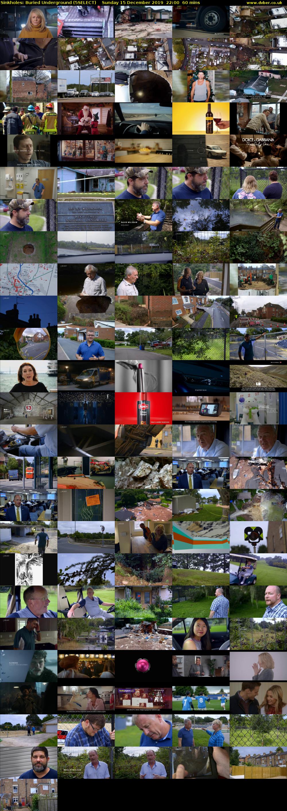 Sinkholes: Buried Underground (5SELECT) Sunday 15 December 2019 22:00 - 23:00