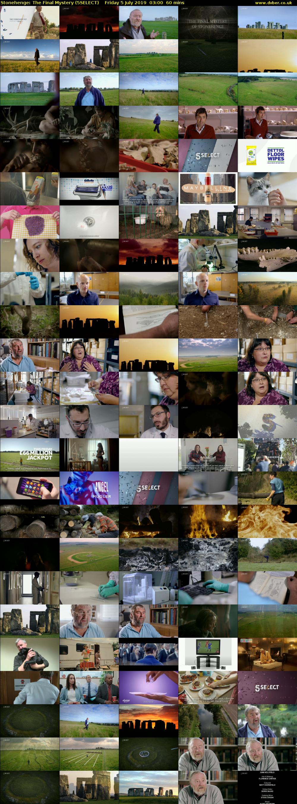 Stonehenge: The Final Mystery (5SELECT) Friday 5 July 2019 03:00 - 04:00