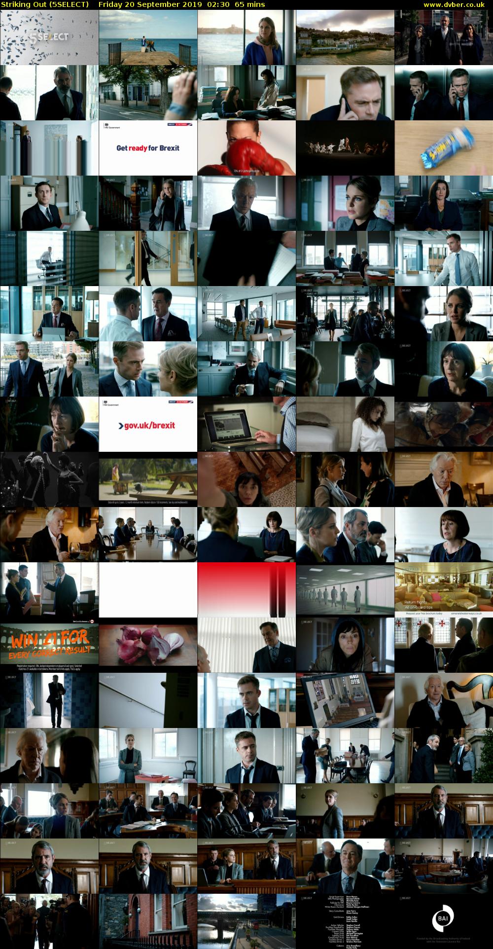 Striking Out (5SELECT) Friday 20 September 2019 02:30 - 03:35