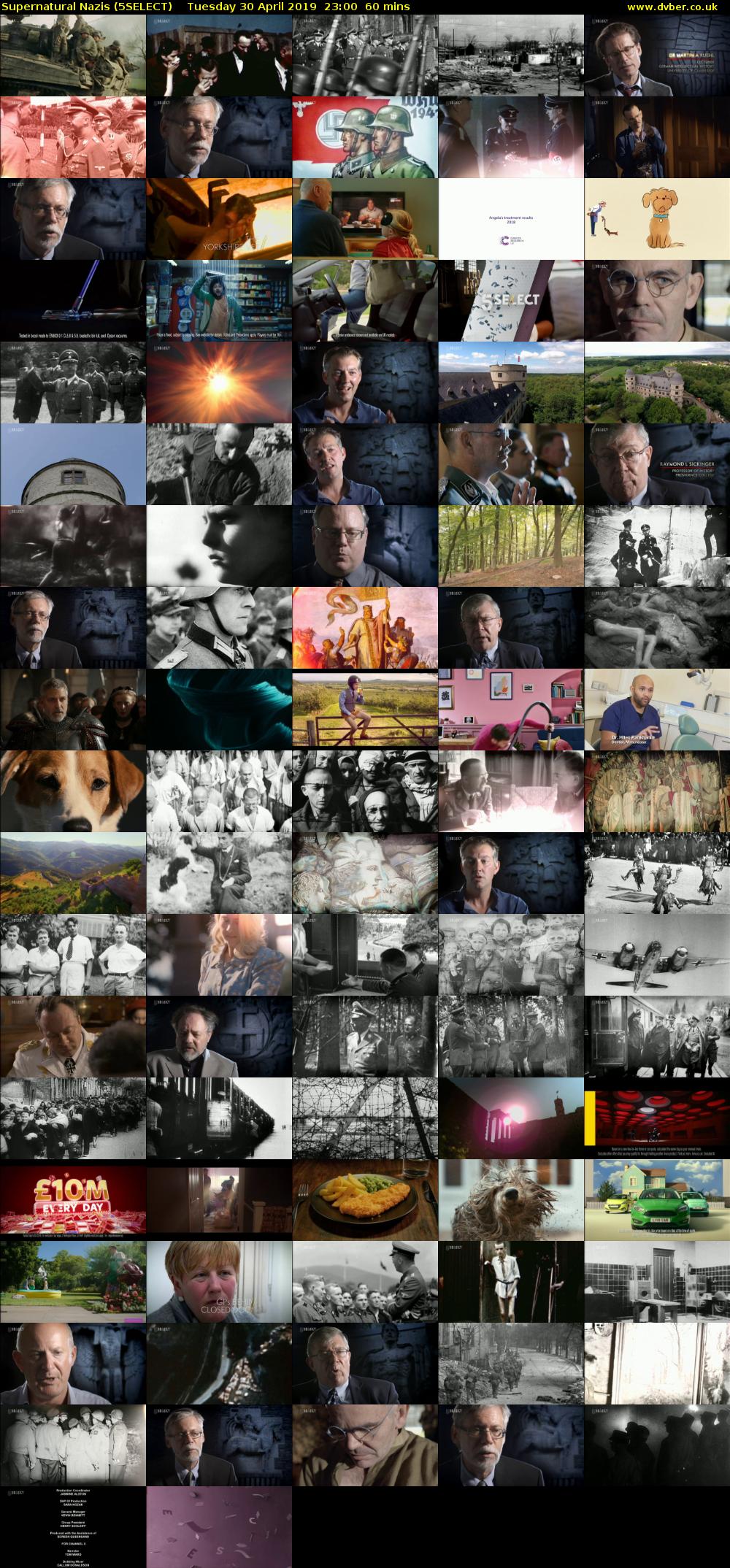 Supernatural Nazis (5SELECT) Tuesday 30 April 2019 23:00 - 00:00