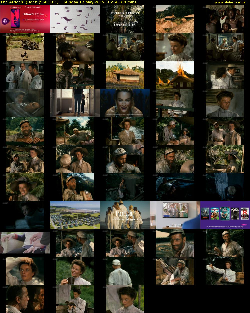 The African Queen (5SELECT) Sunday 12 May 2019 15:50 - 16:50