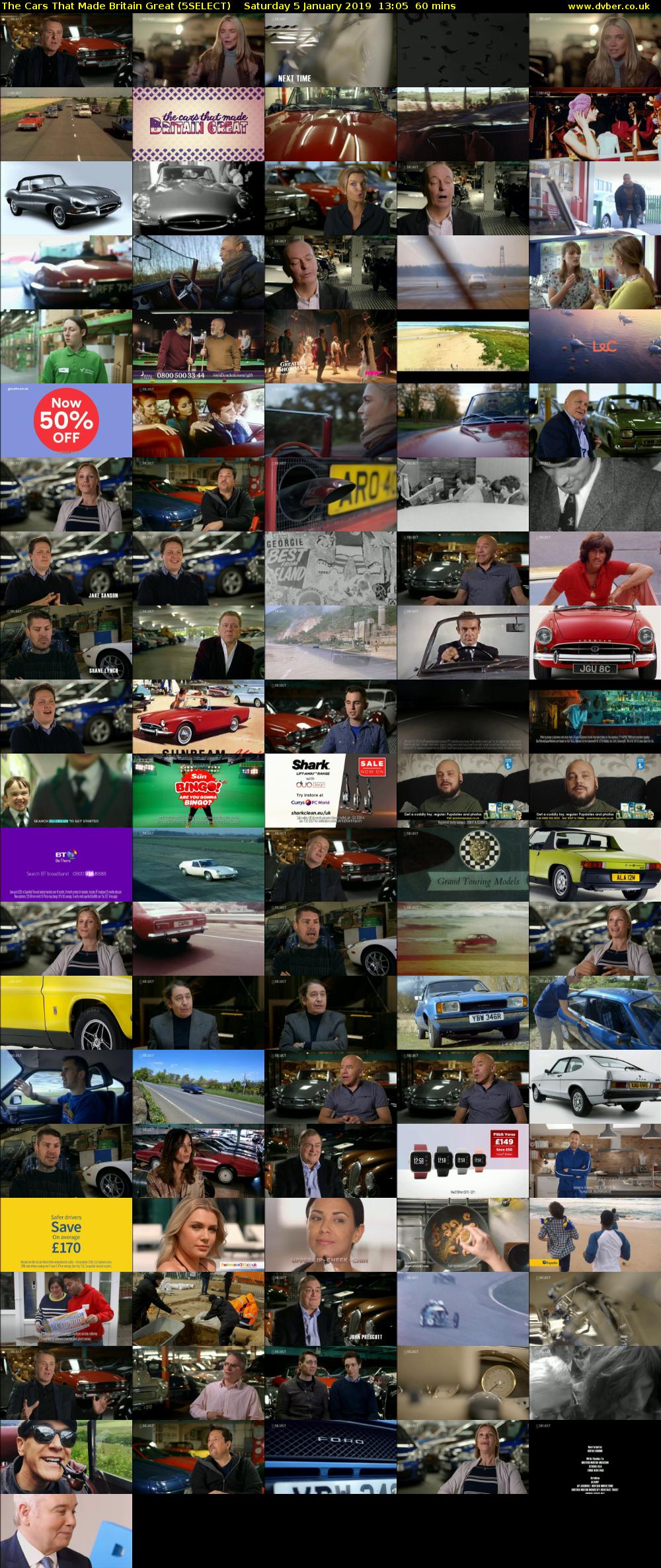 The Cars That Made Britain Great (5SELECT) Saturday 5 January 2019 13:05 - 14:05