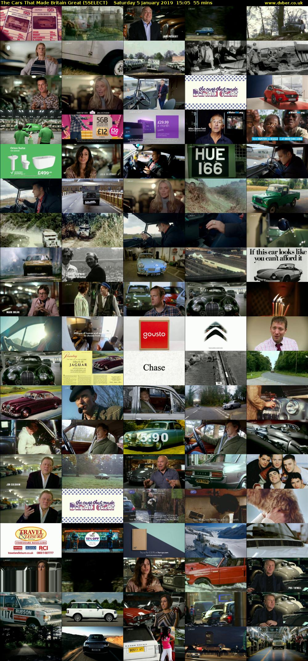 The Cars That Made Britain Great (5SELECT) Saturday 5 January 2019 15:05 - 16:00