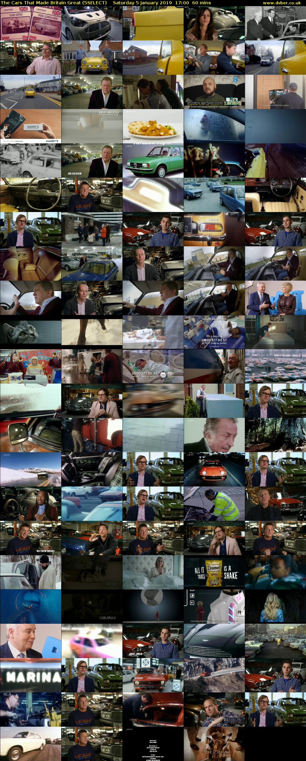 The Cars That Made Britain Great (5SELECT) Saturday 5 January 2019 17:00 - 18:00