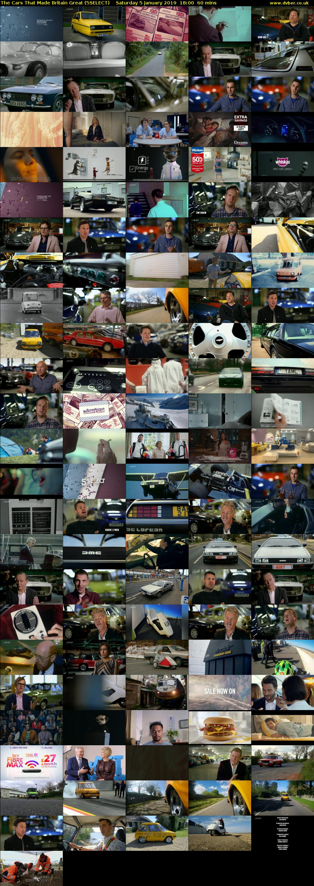 The Cars That Made Britain Great (5SELECT) Saturday 5 January 2019 18:00 - 19:00