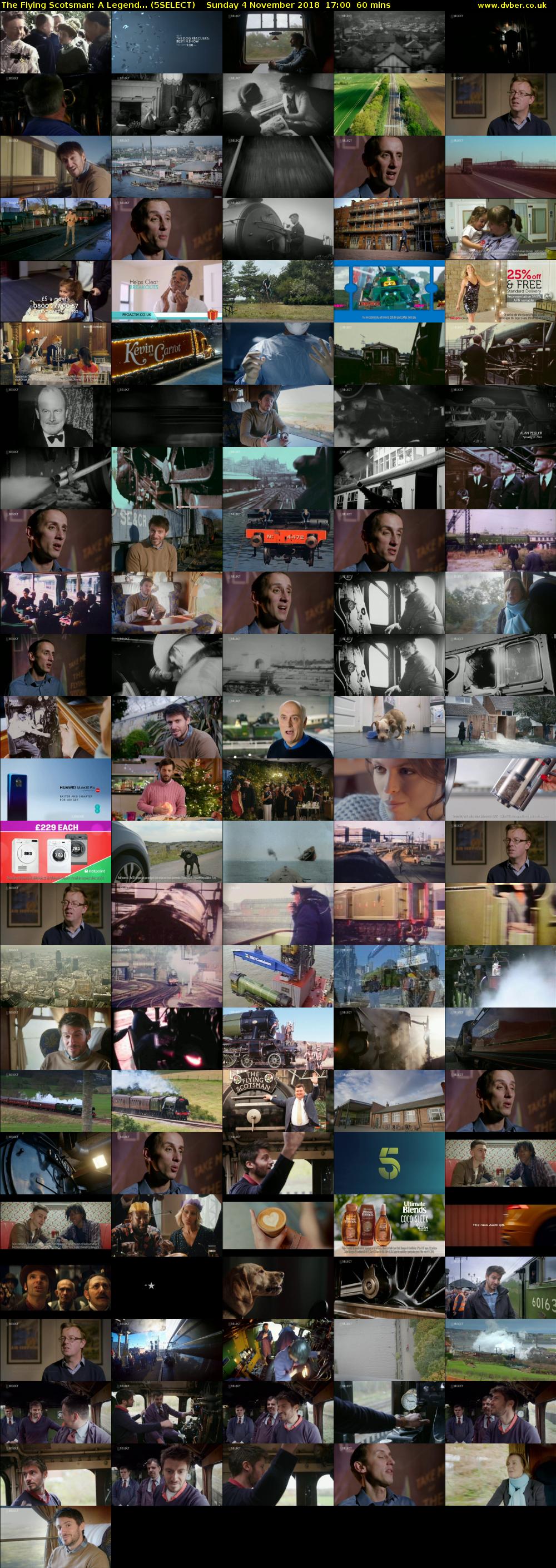 The Flying Scotsman: A Legend... (5SELECT) Sunday 4 November 2018 17:00 - 18:00