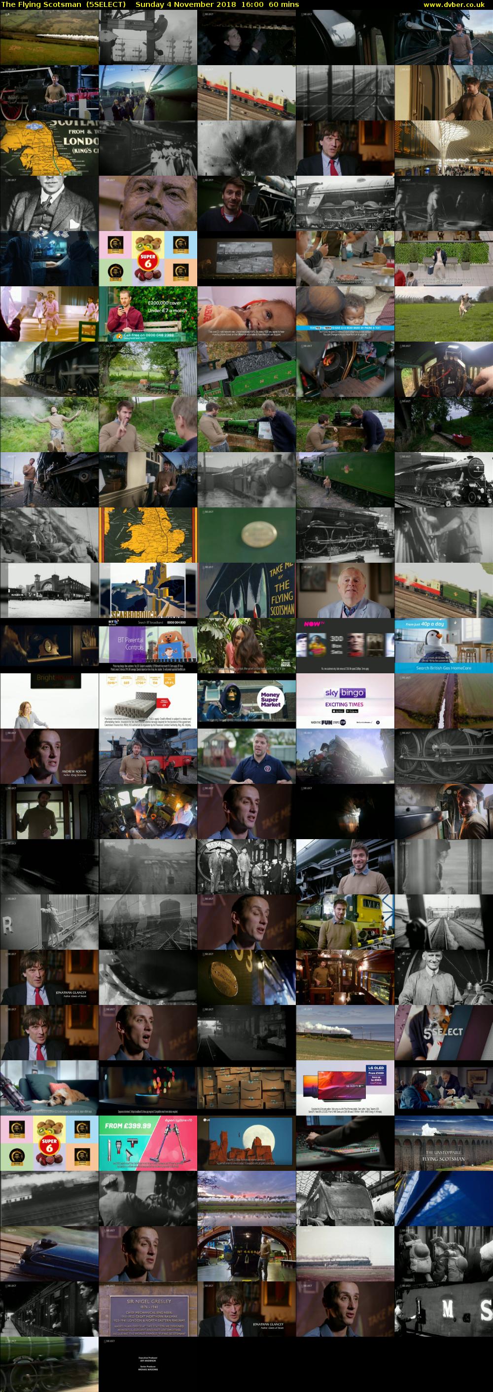 The Flying Scotsman  (5SELECT) Sunday 4 November 2018 16:00 - 17:00