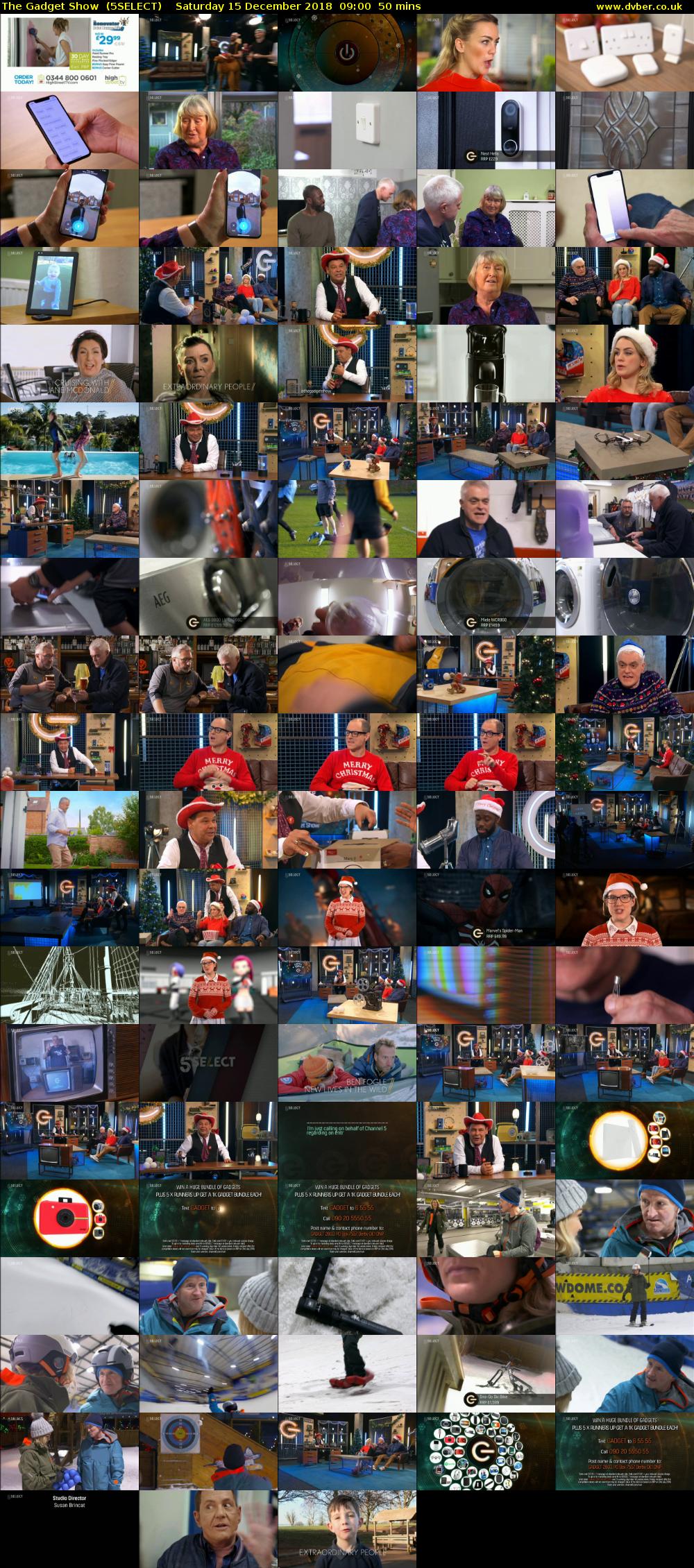 The Gadget Show  (5SELECT) Saturday 15 December 2018 09:00 - 09:50