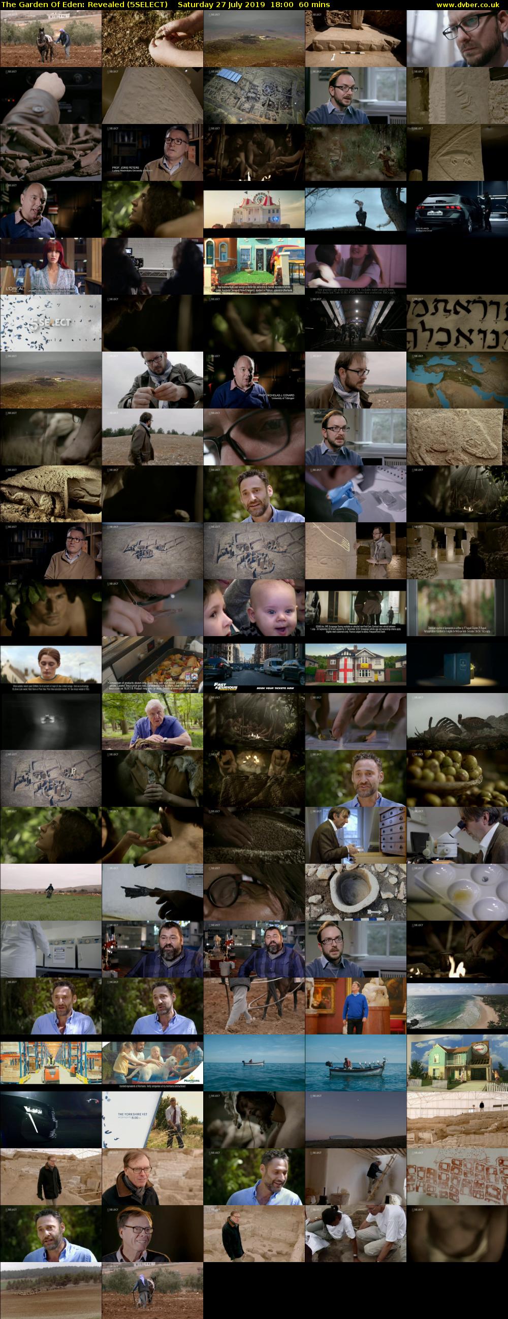 The Garden Of Eden: Revealed (5SELECT) Saturday 27 July 2019 18:00 - 19:00