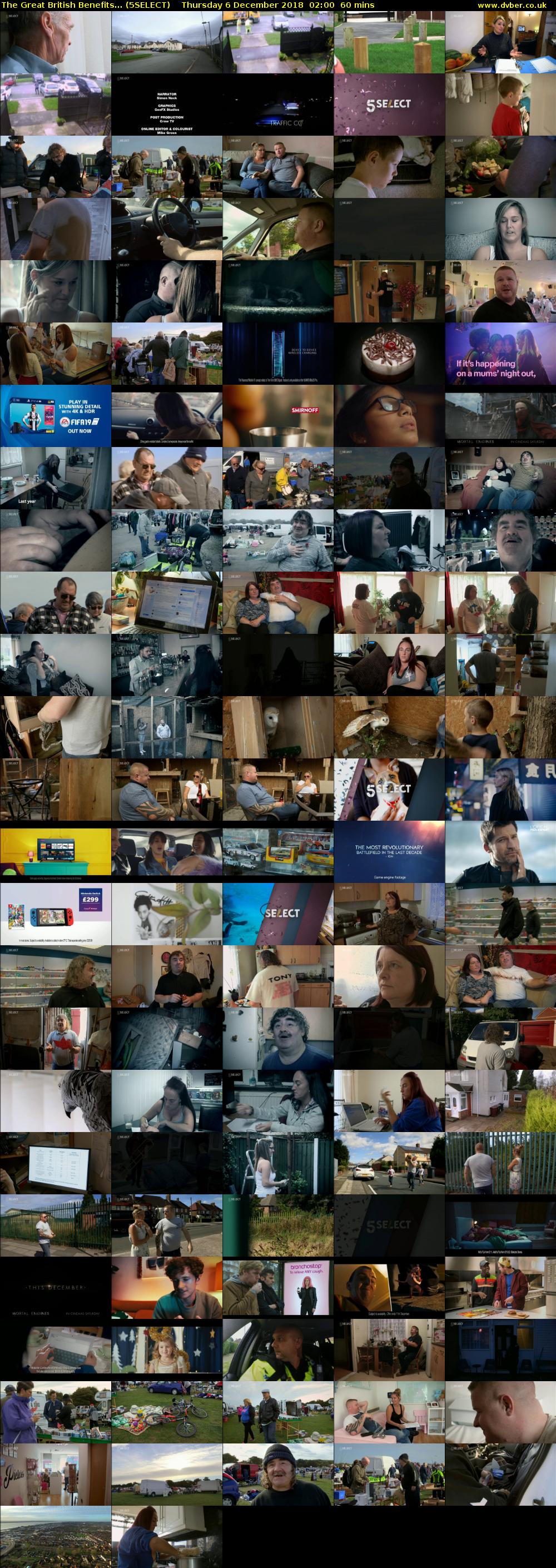 The Great British Benefits... (5SELECT) Thursday 6 December 2018 02:00 - 03:00