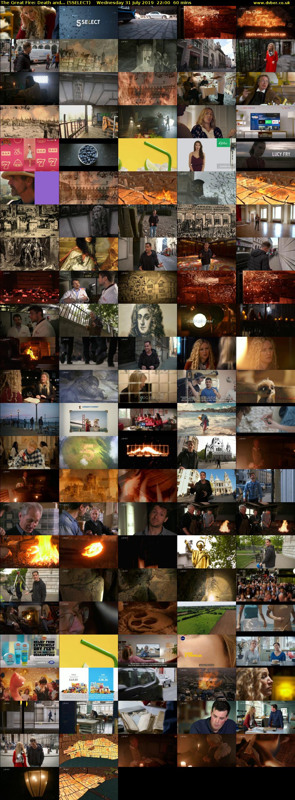 The Great Fire: Death and... (5SELECT) Wednesday 31 July 2019 22:00 - 23:00