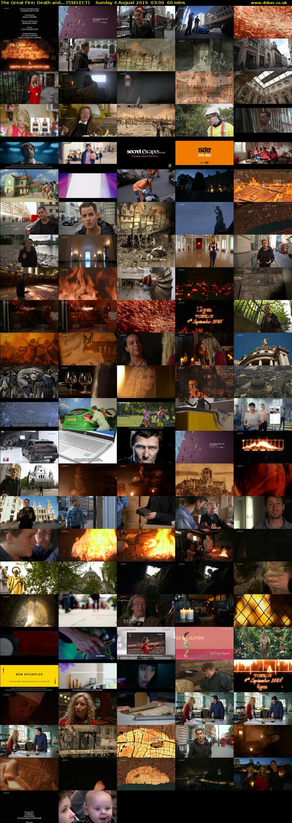 The Great Fire: Death and... (5SELECT) Sunday 4 August 2019 03:00 - 04:00