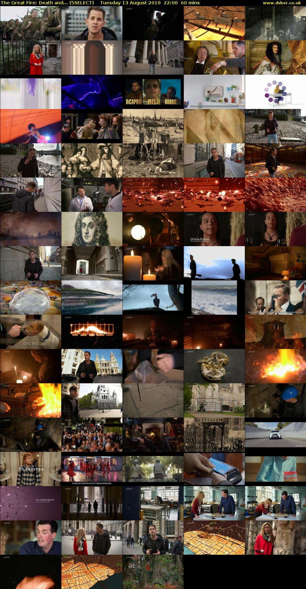 The Great Fire: Death and... (5SELECT) Tuesday 13 August 2019 22:00 - 23:00
