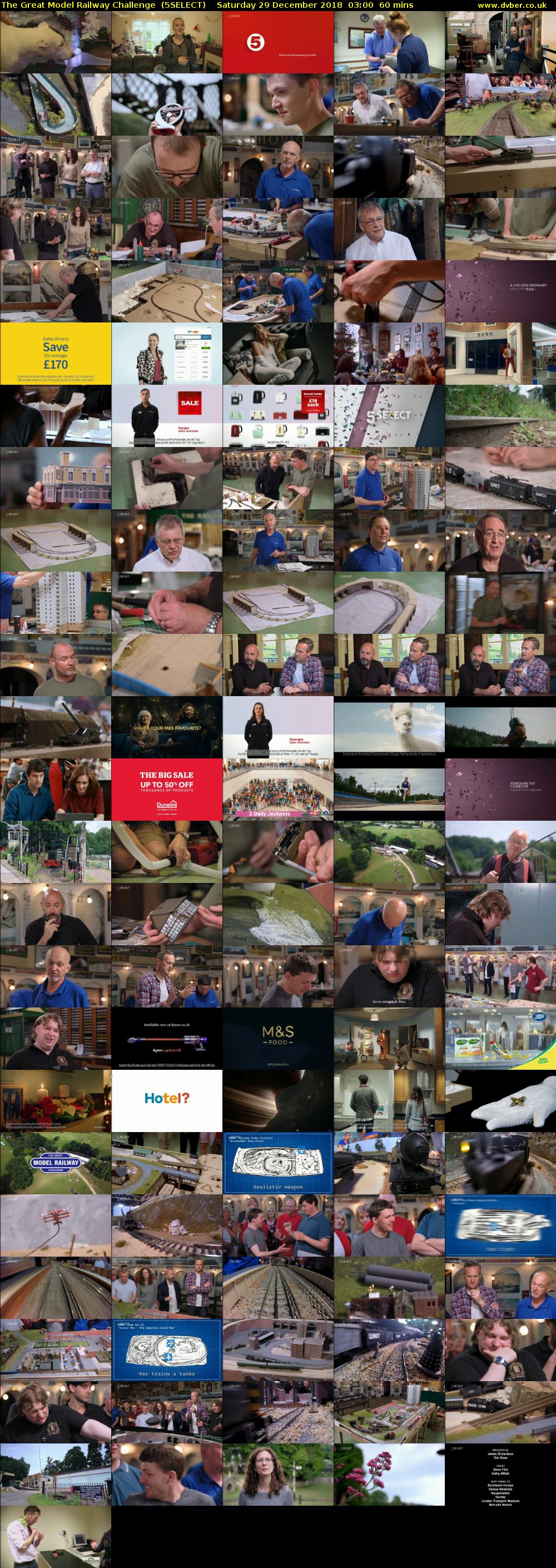 The Great Model Railway Challenge  (5SELECT) Saturday 29 December 2018 03:00 - 04:00