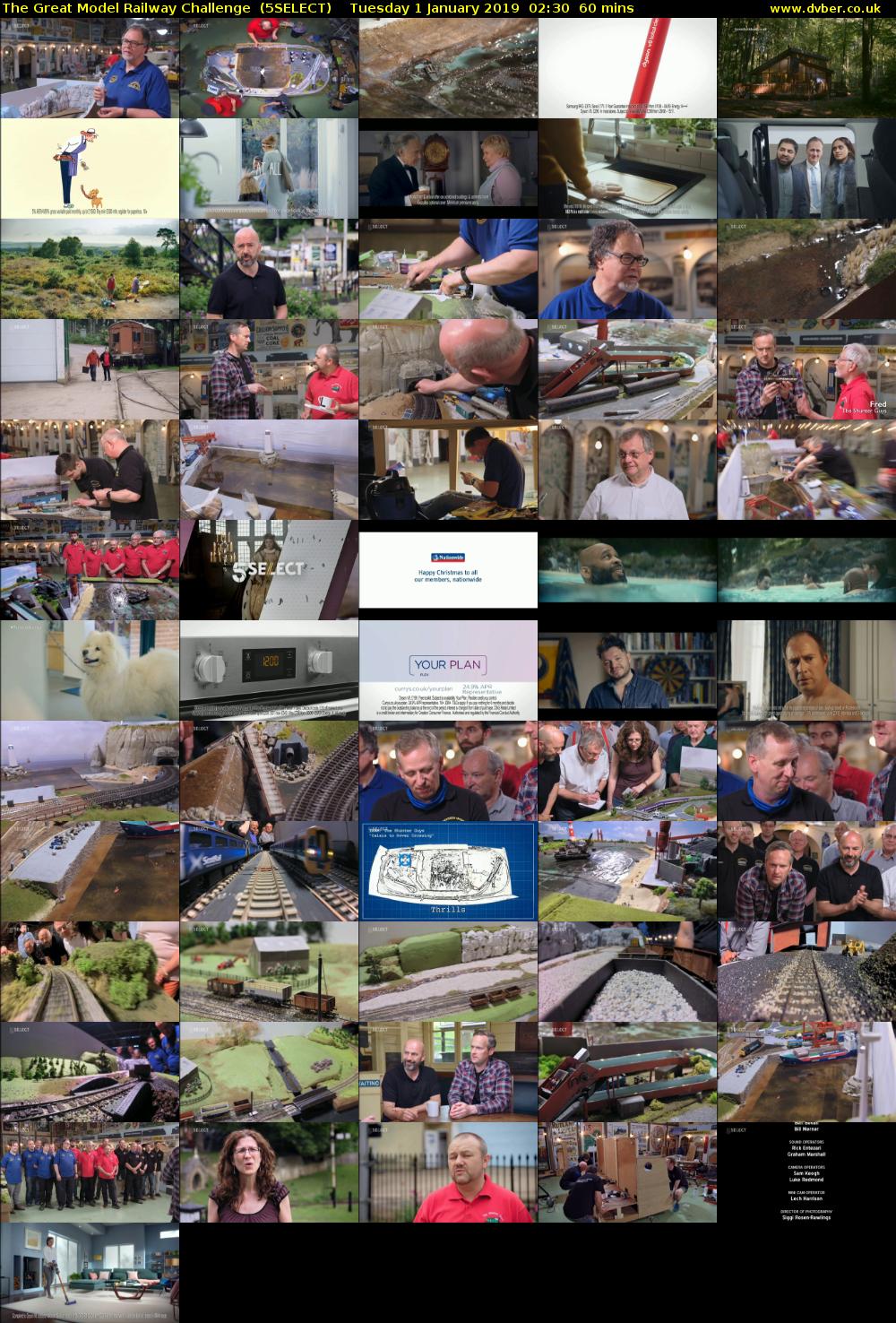 The Great Model Railway Challenge  (5SELECT) Tuesday 1 January 2019 02:30 - 03:30