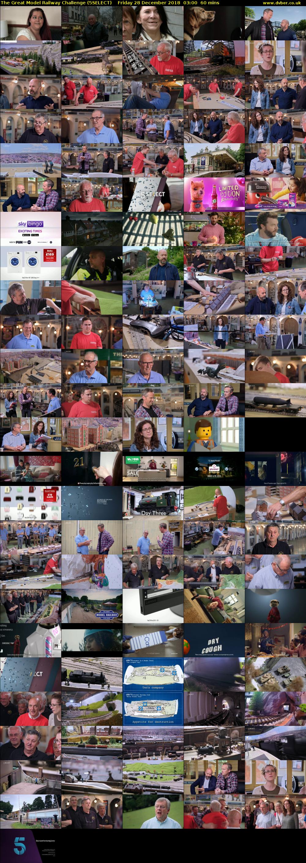 The Great Model Railway Challenge (5SELECT) Friday 28 December 2018 03:00 - 04:00