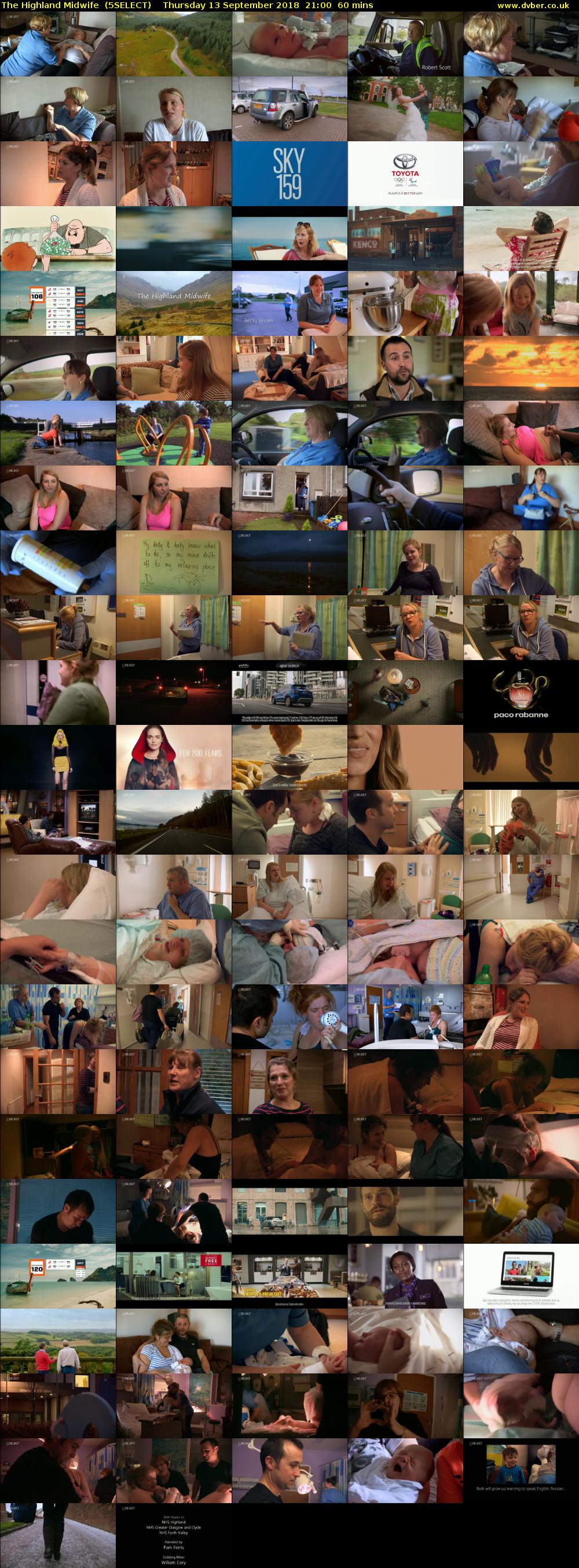 The Highland Midwife  (5SELECT) Thursday 13 September 2018 21:00 - 22:00