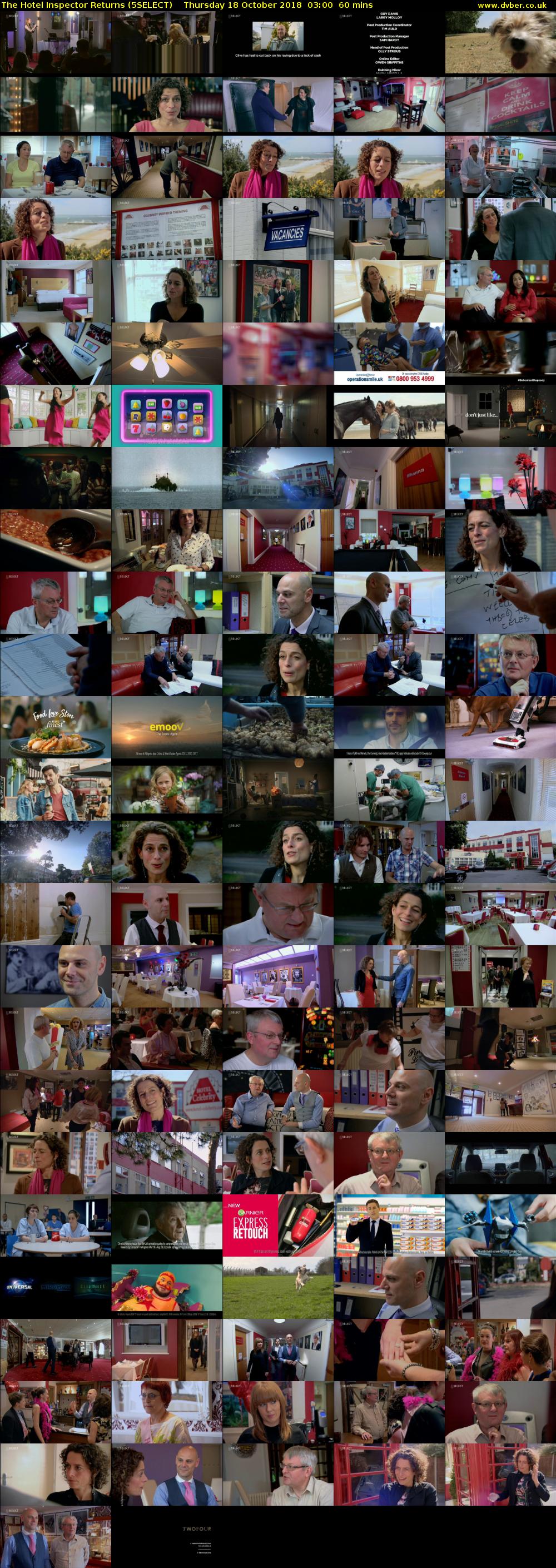 The Hotel Inspector Returns (5SELECT) Thursday 18 October 2018 03:00 - 04:00
