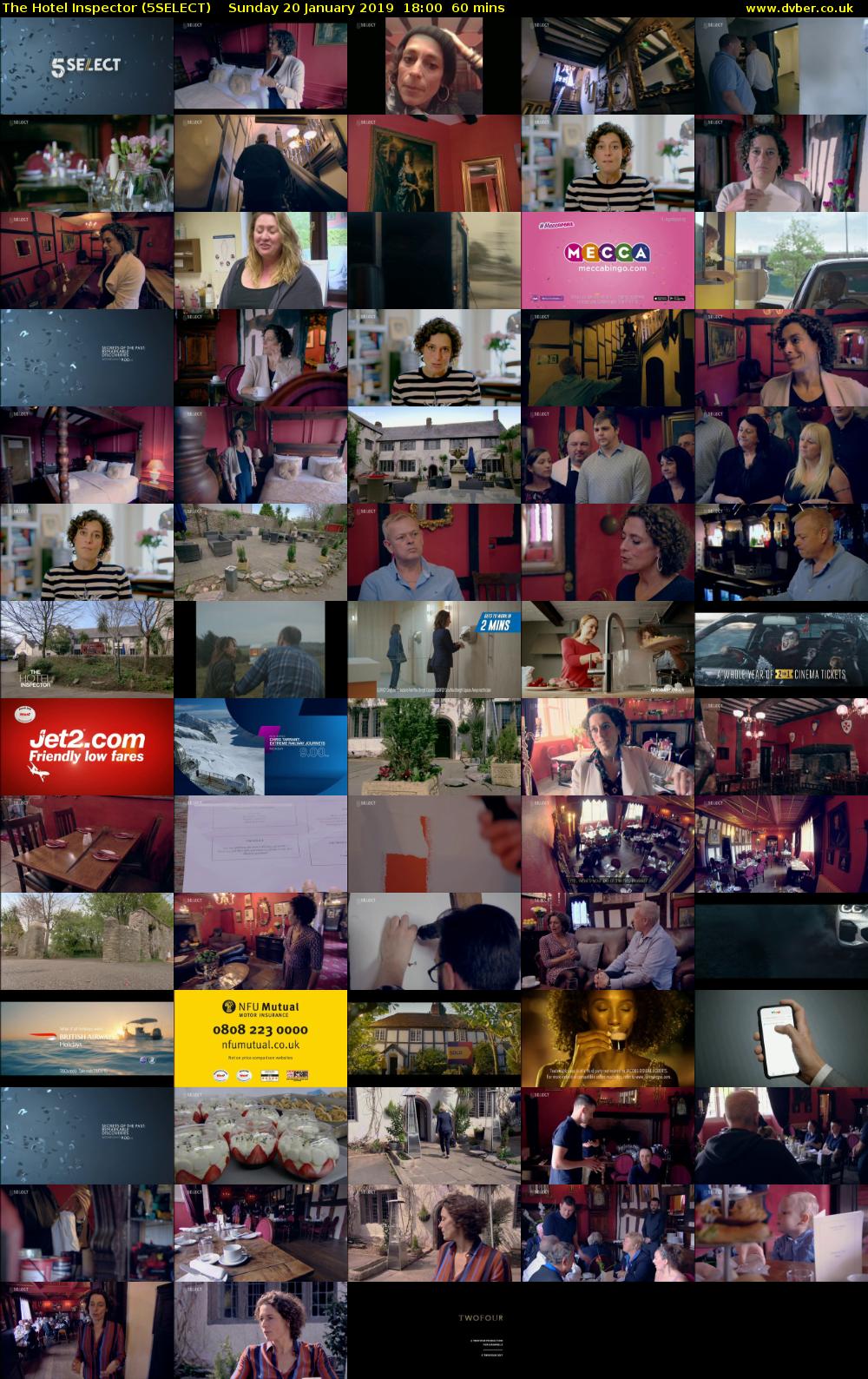 The Hotel Inspector (5SELECT) Sunday 20 January 2019 18:00 - 19:00