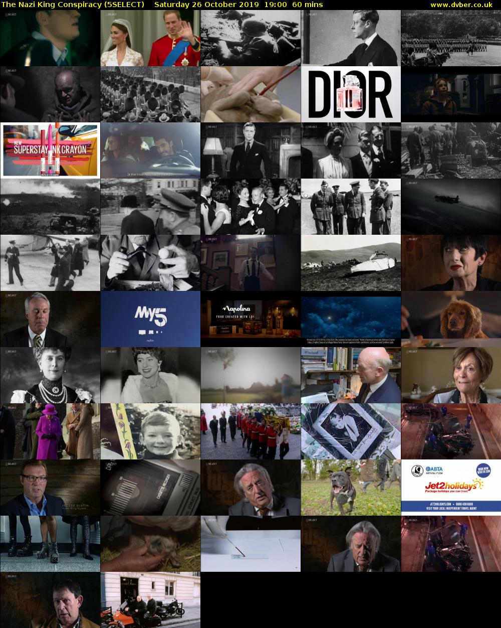 The Nazi King Conspiracy (5SELECT) Saturday 26 October 2019 19:00 - 20:00