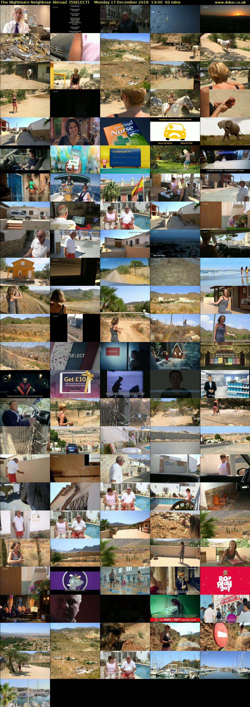 The Nightmare Neighbour Abroad  (5SELECT) Monday 17 December 2018 13:00 - 14:00