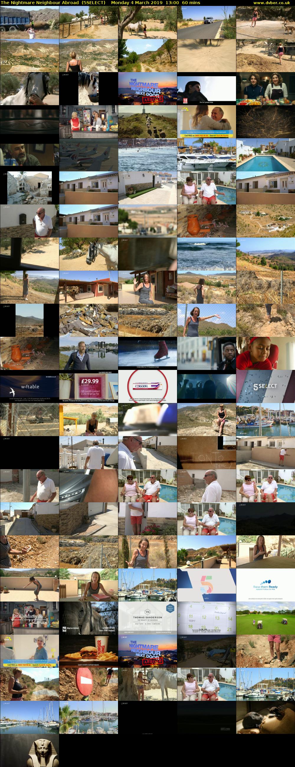 The Nightmare Neighbour Abroad  (5SELECT) Monday 4 March 2019 13:00 - 14:00