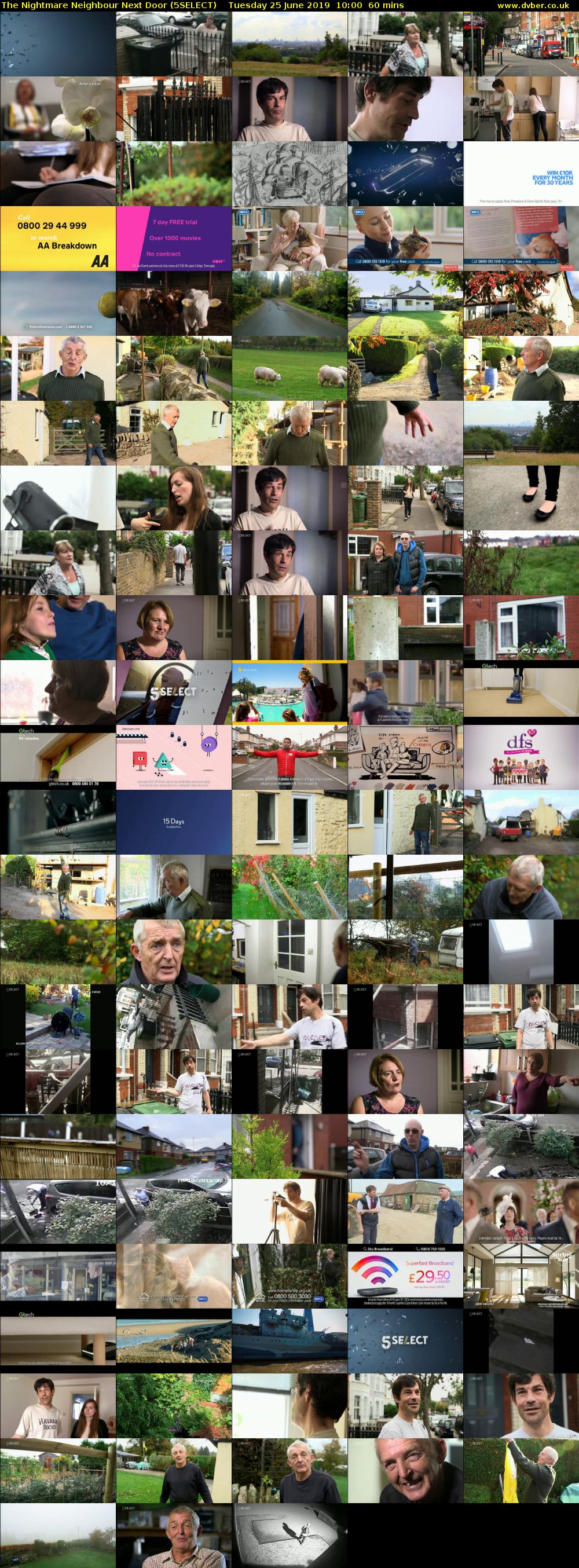 The Nightmare Neighbour Next Door (5SELECT) Tuesday 25 June 2019 10:00 - 11:00