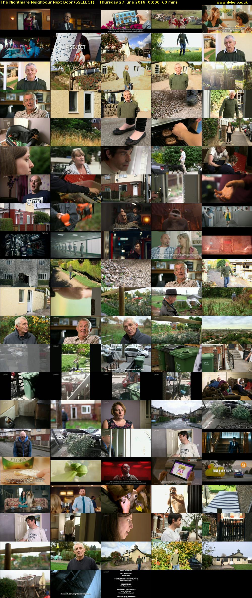 The Nightmare Neighbour Next Door (5SELECT) Thursday 27 June 2019 00:00 - 01:00