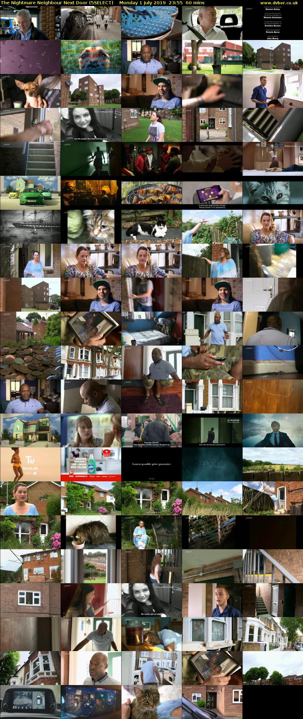 The Nightmare Neighbour Next Door (5SELECT) Monday 1 July 2019 23:55 - 00:55