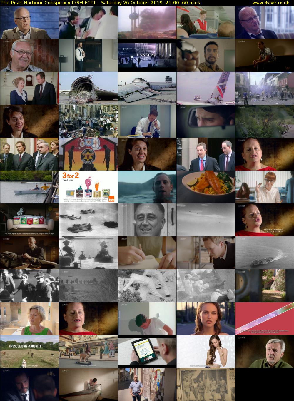 The Pearl Harbour Conspiracy (5SELECT) Saturday 26 October 2019 21:00 - 22:00
