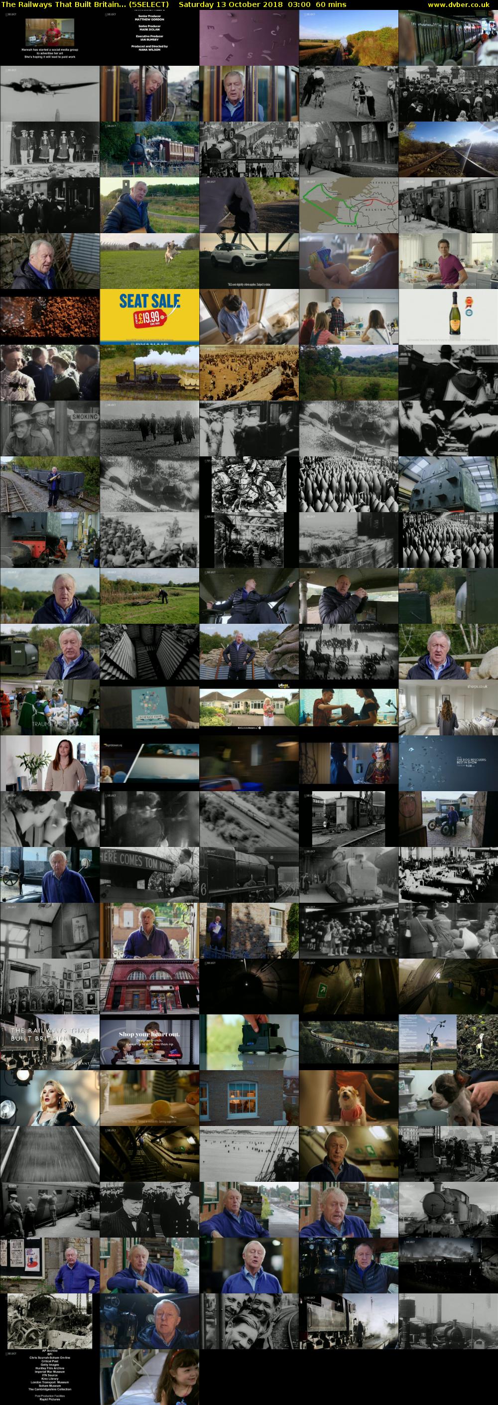The Railways That Built Britain... (5SELECT) Saturday 13 October 2018 03:00 - 04:00