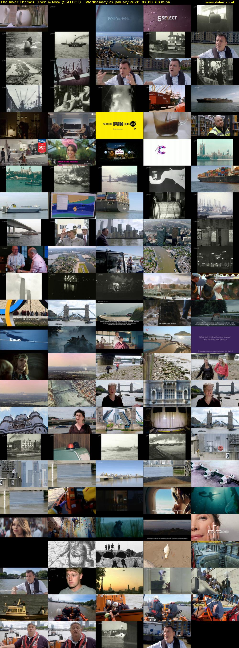 The River Thames: Then & Now (5SELECT) Wednesday 22 January 2020 02:00 - 03:00