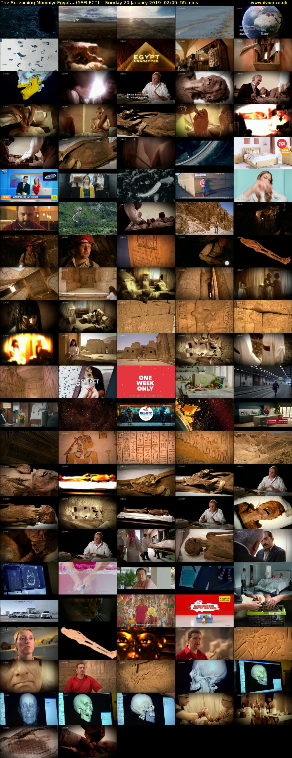 The Screaming Mummy: Egypt... (5SELECT) Sunday 20 January 2019 02:05 - 03:00